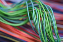 Electrical Cables And Wires Close-up