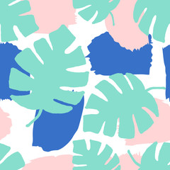 Poster - Abstract Leaves Pattern