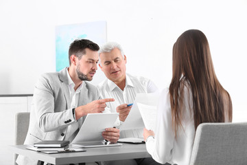 Canvas Print - People working at office