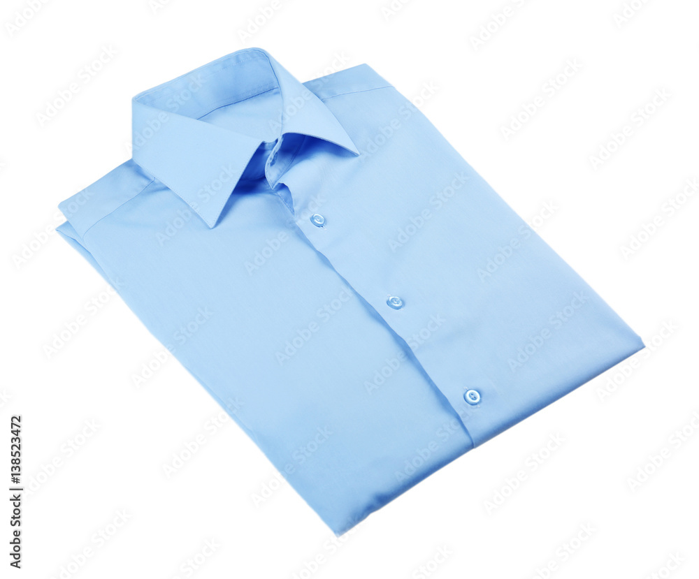 New man shirt on white background