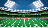 Fototapeta  - American Football Stadium. Arena. Vector Illustration.