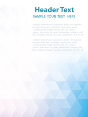 Wall Mural - Abstract background made up of blue triangular shapes