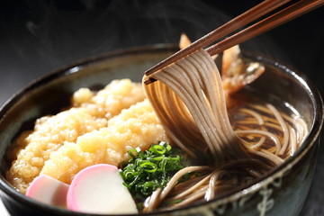 Poster - 海老天そば　Japanese Soba noodles