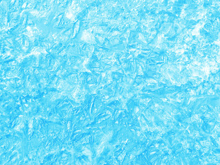 Wall Mural - Abstract blue ice texture.