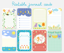 Baby Shower Invitation Vector Set Journal Printbook Card Print Layout Design Illustration