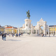 Platz des Handels in Lissabon, Portugal