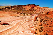 The Wave In The Valley Of Fire State Park In The Western Part Of The USA