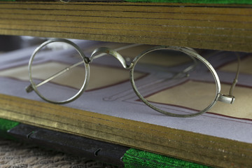 Vintage iron glasses