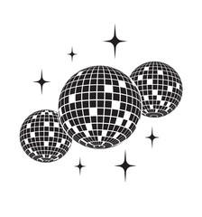 Wall Mural - Disco ball Vector icon