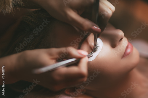 Fotografía Procedure Eyelashes Extension
