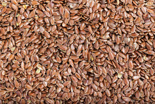 Flax Seeds Background