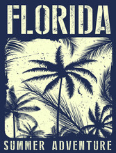 Florida Summer Tee Graphic Design