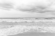 black and white beach or sea tone