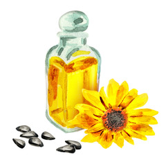 Sticker - Sunflower natural oil