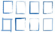 Rahmen Set blau 