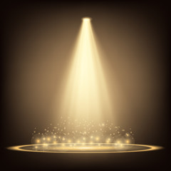 Wall Mural - Creative concept Vector set of glow light effect stars bursts with sparkles isolated on black background. For illustration template art design, banner for Christmas celebrate, magic flash energy ray.