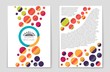 © happyvector071 - Abstract vector layout background set. For art template design, list, front page, mockup brochure theme style, banner, idea, cover, booklet, print, flyer, book, blank, card, ad, sign, sheet,, a4.