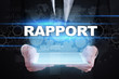 © WrightStudio - Businessman holding tablet PC with rapport concept.