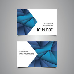 Wall Mural - business card with abstract pattern