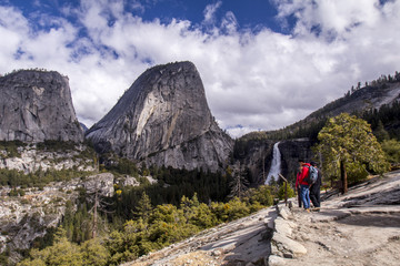 nevada falls, john muir trail