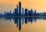 Fototapeta Miasta - Abu Dhabi Skyline