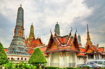 Poster - Wat Phra Kaew Ancient, temple of the Emerald Buddha in Bangkok, Thailand