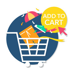 Wall Mural - Sale banner template design.Vector illustration.