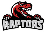 Fototapeta  - Raptor head mascot