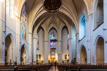 Wall Mural - Intérieur de l'église Notre-Dame La Dalbade à Toulouse, Occitanie, France