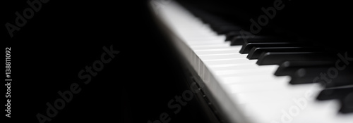 Fotografie, Tablou  Piano and Piano keyboard