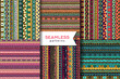 The variety of seamless patterns