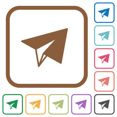 Sticker - Paper plane simple icons