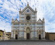 Basilica di Santa Croce and Piazza Santa Croce in Florence_Tuscany, Italy, Europe