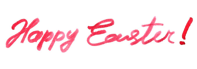 Wall Mural - Happy Easter inscription