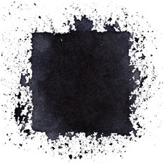 Wall Mural - Grunge black square