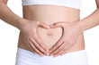 © Africa Studio - Pregnant woman holding hands in shape of heart on belly