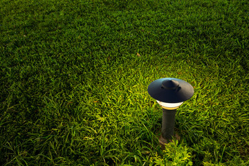 Garden glowing decorative light