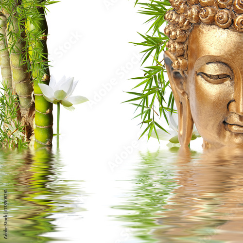 Composition Asiatique Zen Bouddha Bambou A Noeud Et Lotus Stock Photo Adobe Stock Composition Asiatique Zen Bouddha Bambou A Noeud Et Lotus Stock Photo Adobe Stock