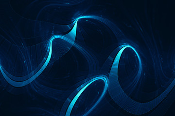 Wall Mural - abstract science fiction futuristic background