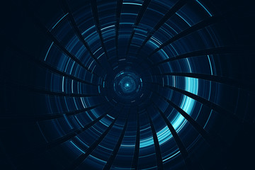 Wall Mural - abstract science fiction futuristic background