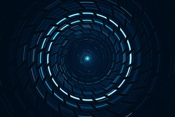 Wall Mural - abstract science fiction futuristic background
