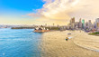 View of Sydney Harbour at sunset 