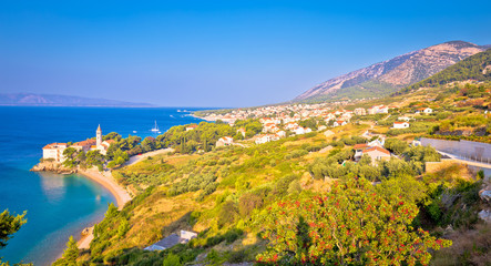 Wall Mural - Bol on Brac island panoramic view