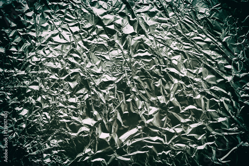 Fototapeta  surface of aluminium foil texture