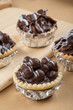© crazybboy - Mini chocolate tart with crunchy - Soft focus