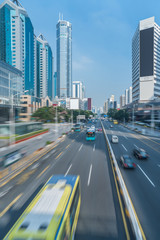 urban traffic road in Shenzhen,China.