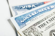 © yossarian6 - Passport with US Visa,  Social Security Card and one dollar bill