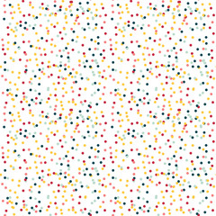Poster - Vector seamless pattern with confetti.