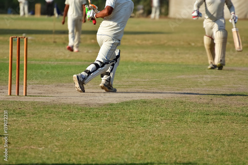 Fotografía Boys are playing cricket