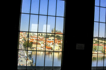 Wall Mural - Prague, hill Hradschin with Veits Cathedral, Czech Republic